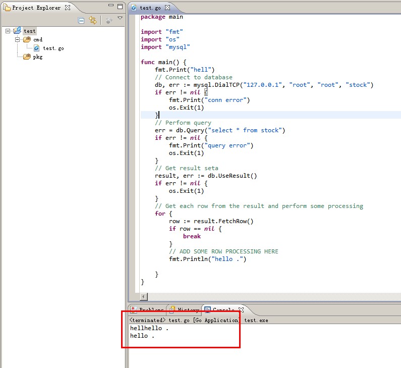 windows 装配Go 环境 搭建Mysql数据库连接
