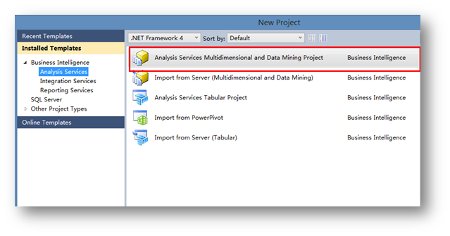 运用分析服务多维模式建立简单的分析模型