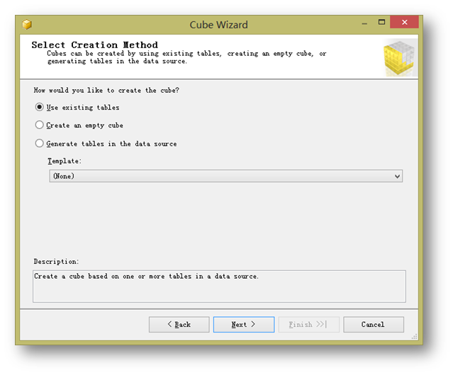 运用分析服务多维模式建立简单的分析模型