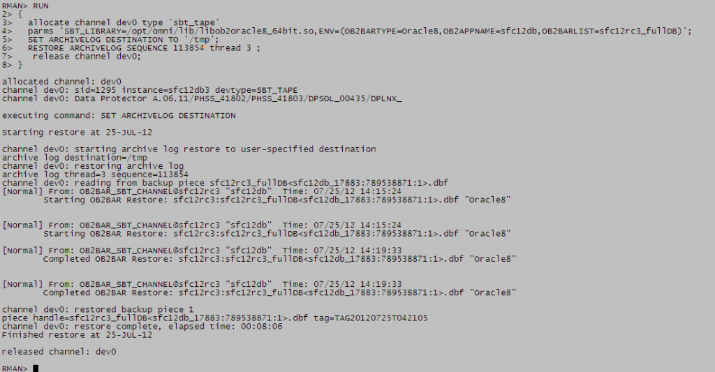 IPS阻挠未知archlog导致standbyDB无法同步(ORA-03135,ORA-16055)