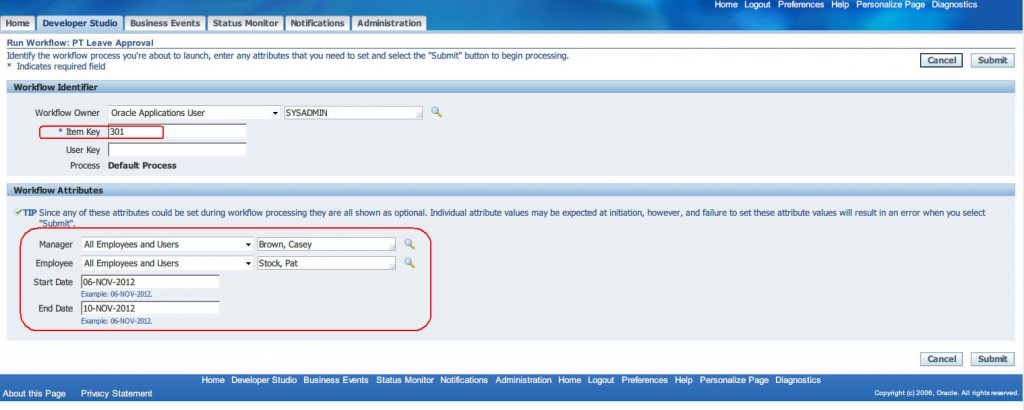 Oracle Workflow Demo (һ) - һ򵥵빤