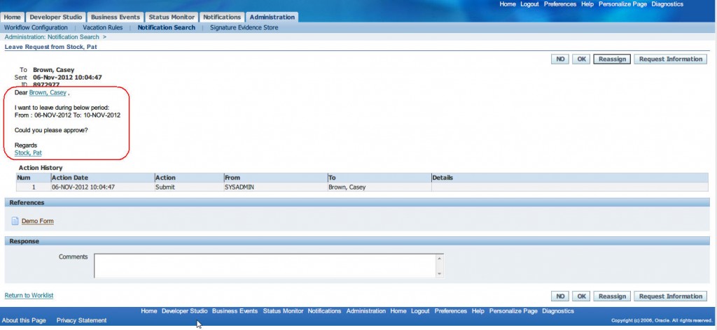 Oracle Workflow Demo (һ) - һ򵥵빤