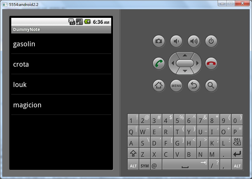 AndroidݿʹáбListActivity-±