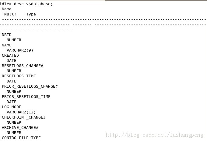 oracledescʱname typeвܸʽй⣨ռλ