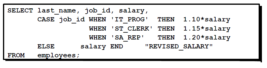 oracle函数之case跟decode的用法区别及性能比较