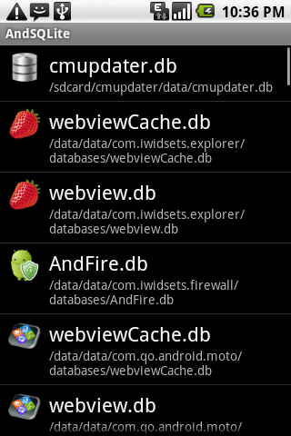 AndroidݿAndSQLite 1.1汾