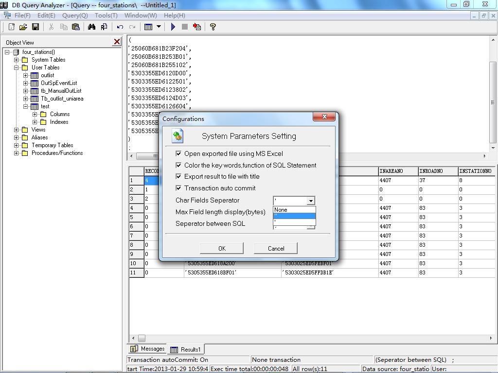 万能数据库查询分析器施用技巧之(九)