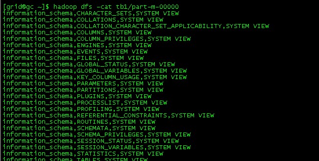 hadoop学习之-Sqoop与关数据库(mysql)其间导入实践