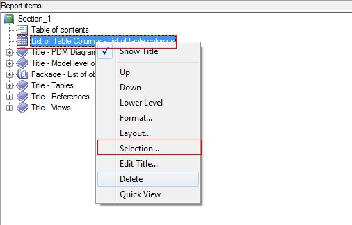 PowerDesigner 15.1生成数据库表格文件