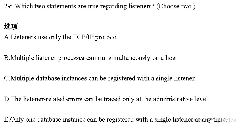 [ÿһ]  11gOCP 1z0-052 :2013-09-26  Listener.C29