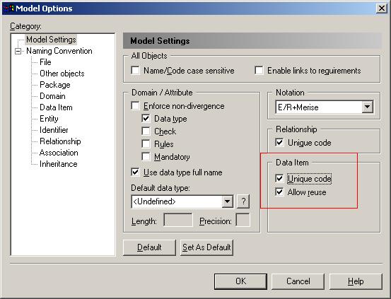 Powerdesigner数据库建模-概念模型-ER图