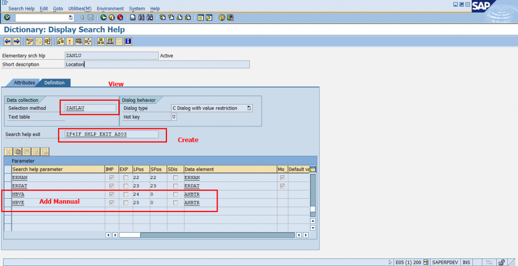 Search Helpĺ£ʹ  Database View + Search Help Exit