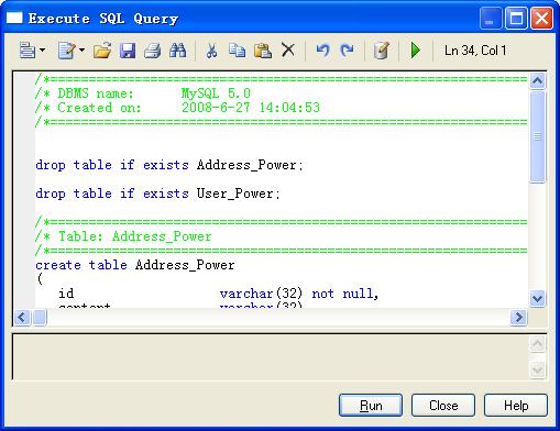 ʹPowerDesignermysqlݿͼĲï