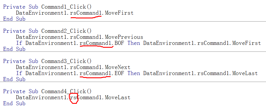 经过添加数据环境(Data Environment)来创建用于数据绑定的数据源