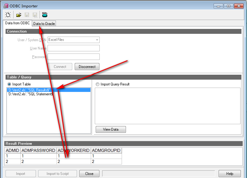 经过PL/SQL导入excel文件