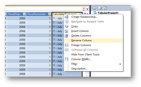 应用SQL Server Analysis Services Tabular Model建立分析模型