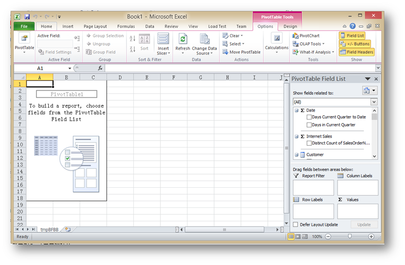 应用SQL Server Analysis Services Tabular Model建立分析模型