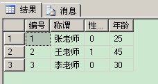 SQL server基本操作(1)