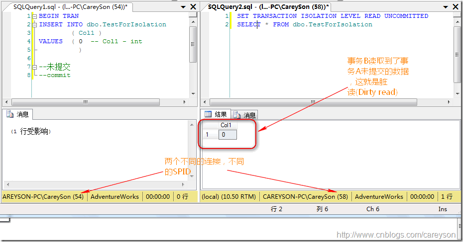 8 浅谈SQL SERVER中事宜的ACID