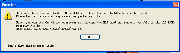 Oracle instantclient & Plsql Develop配备 及 乱码解决