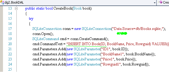 用 C# 访问 SQLite 入门(一)