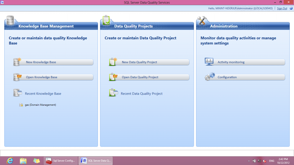 SQL Server 2012 Ʒʷʵս飨Data Quality Services