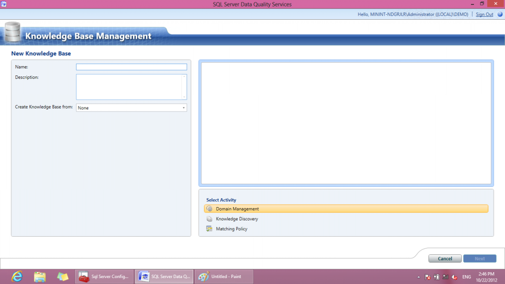 SQL Server 2012 Ʒʷʵս飨Data Quality Services