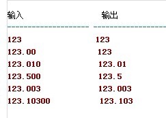 去掉数目字中多余的0(MSSQL)