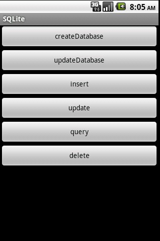 利用Android中的SQLite进展CRUD