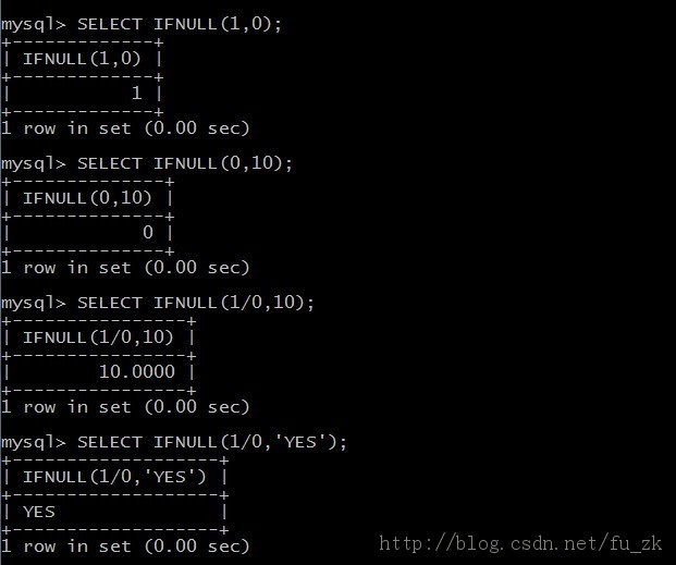 MySQLMYSQL IFNULLIFʹ