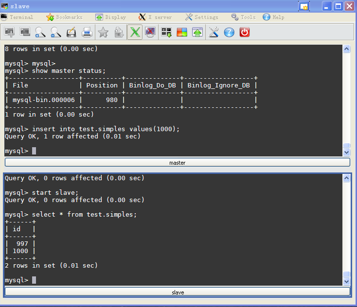 Mysql 主从复制,读写分开