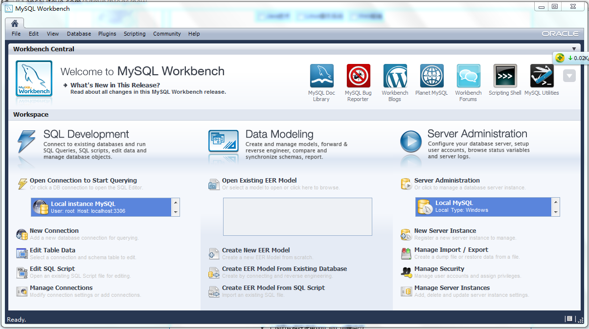 MySQLWorkbench5.2(ɫ)Win7޷ʹõĽ