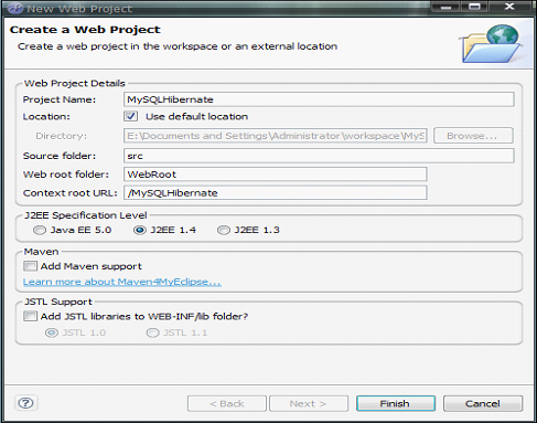 Hibernateѧϰ(һ)-MyEclipse 6.5+MySQL 5.0Ļ