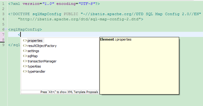 Eclipseƽ��DTD�ļ�ʵ��xml���Զ���ʾ����