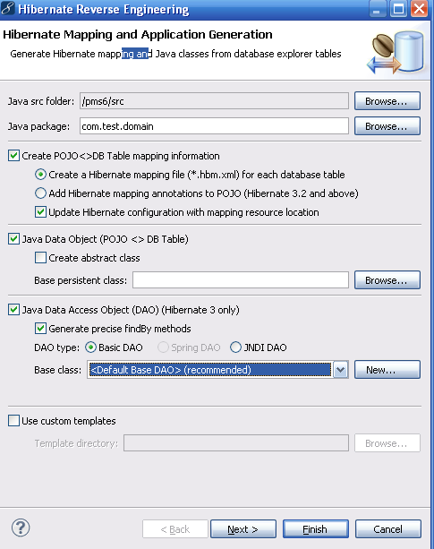 利用MyEclipse高速进行基于xml配置和注解方式的hibernate开发(转)