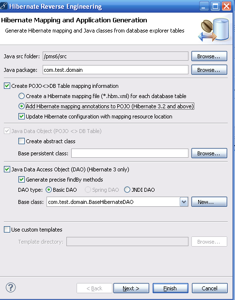 利用MyEclipse高速进行基于xml配置和注解方式的hibernate开发(转)