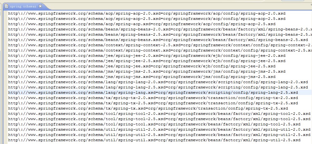 xmlns与xsi:schemaLocation含意