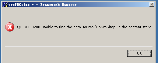 Cognos framework Manager Data Source ȡtest