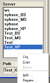 Windows环境上Sybase12.5服务器端、客户端的配置