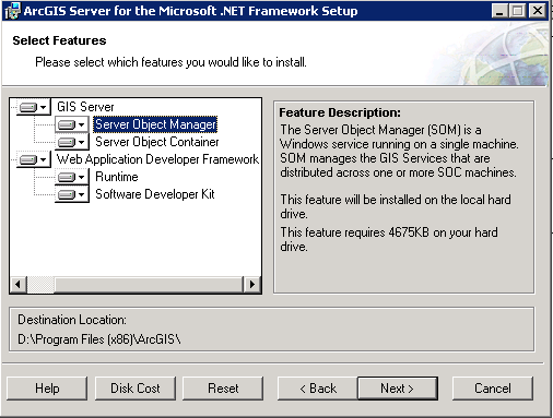 ArcGIS Server 9.3Ⱥ(som+soc)