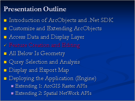 ArcObjects API PPT