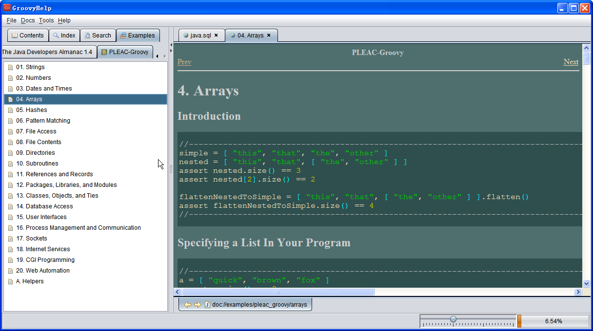 GroovyHelp 3.2.7 RC-4