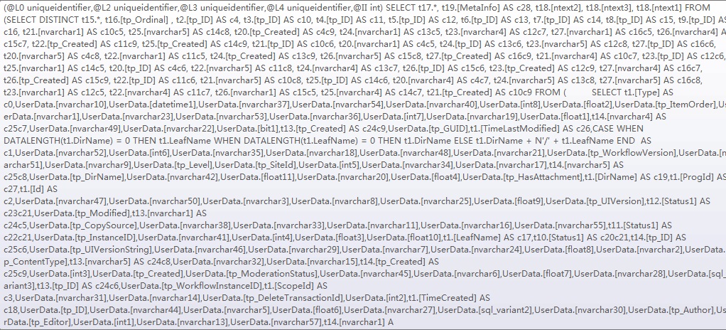 sharepointæڴ򿪺DBSQLѯռʱܴ