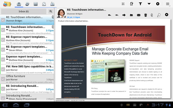 Touchdown - ţAndroidƽ̨µExchange ActiveSyncͻ