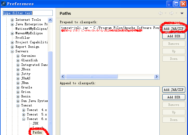 eclipse��Myeclipse�����Ҳ���org.apache.catalina.startup.Bootstrap�Ľ���취