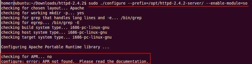 Ubuntu 配备 Apache