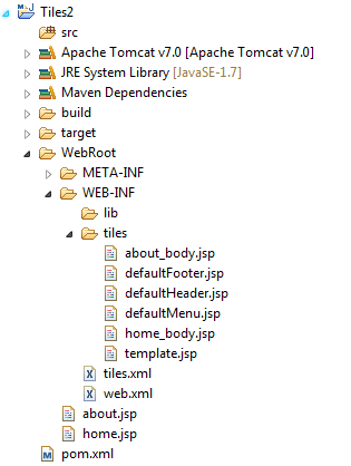 Apache Tiles  Basic Demo