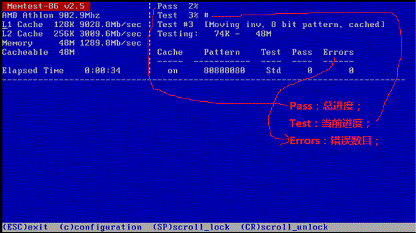 Linux入门:内存储器测试工具(Memtest86+)
