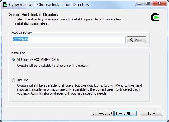 在Windows中开发linux程序:Cygwin安装方法(附安装包上载)