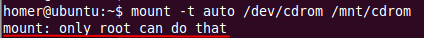 Linux ʹmountCDROM